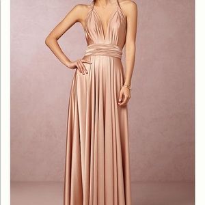 Anthropologie Ginger Convertible Maxi Dress